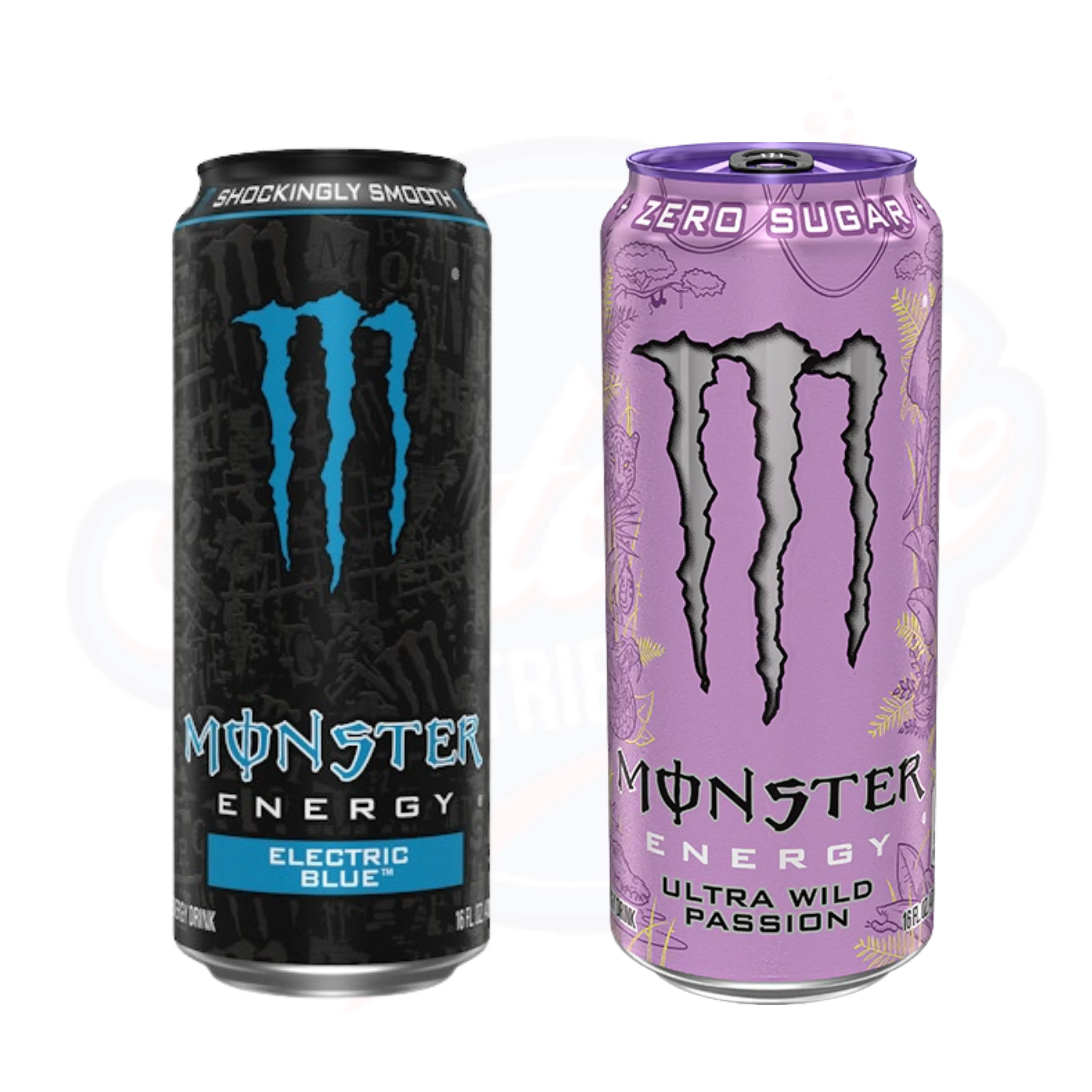 Monster Energy Electric Blue / Ultra Wild Passion 16fl oz/473ml