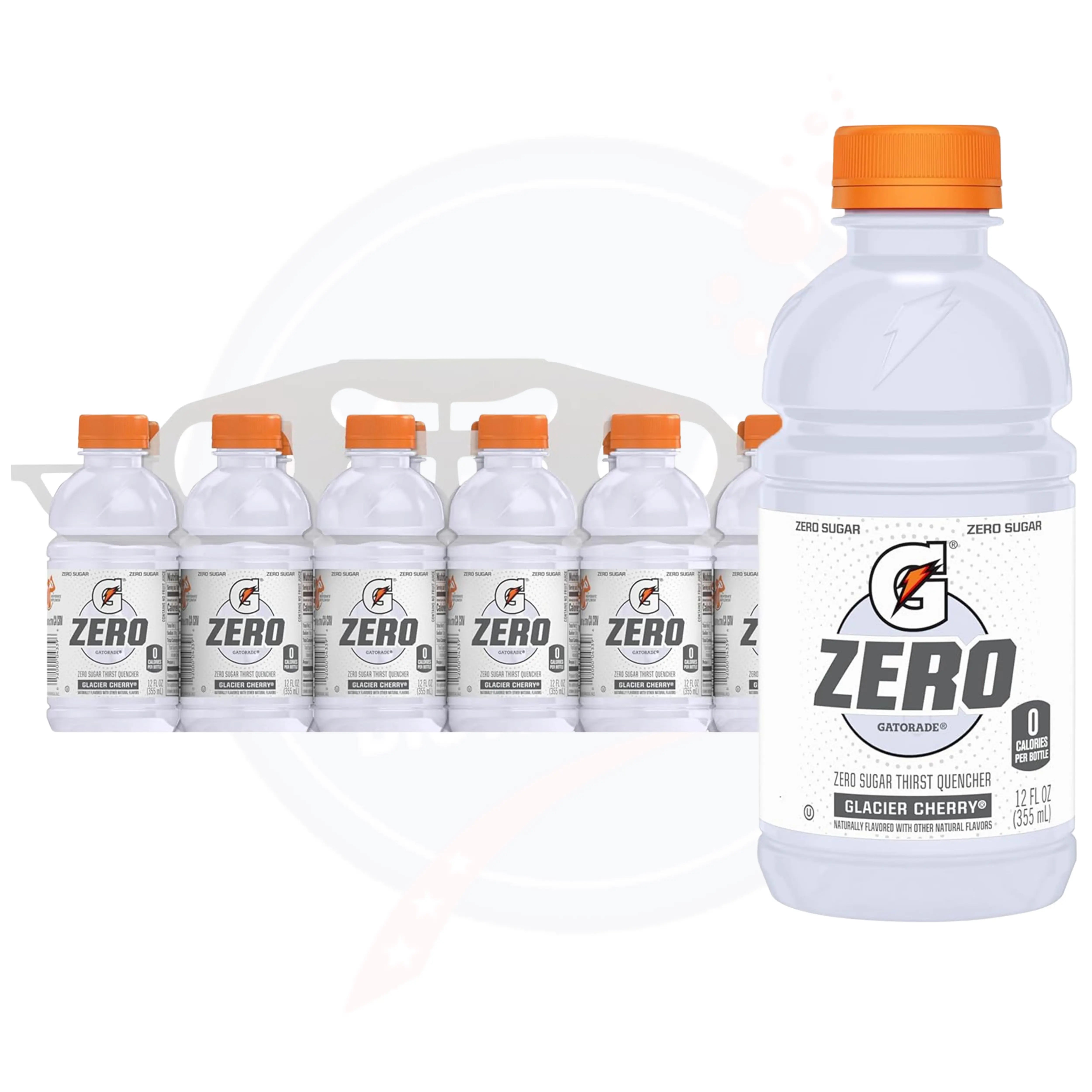 Gatorade Zero Glacier Cherry 12 fl oz/355ml - Pack of 12 (BBD: 05/07/2026)