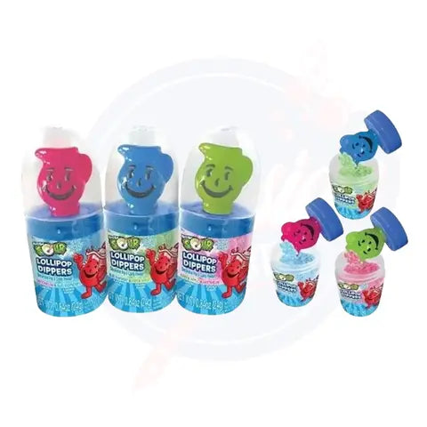 Kool Aid Sour Lollipop Dippers 0.84oz/24g - Pack of 3 (BBD: 18/10/2026)