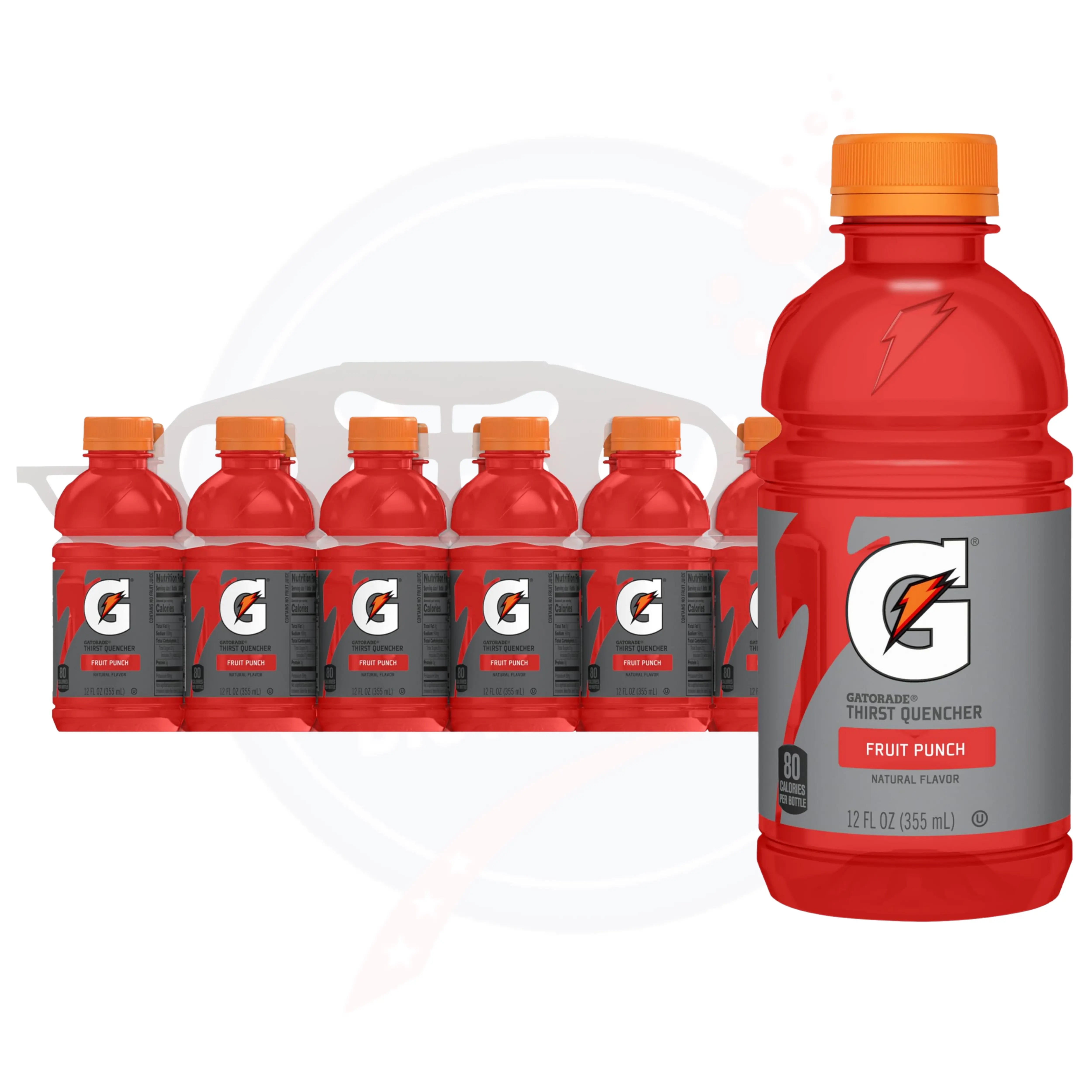 Gatorade Fruit Punch 12 fl oz/355ml - Pack of 12