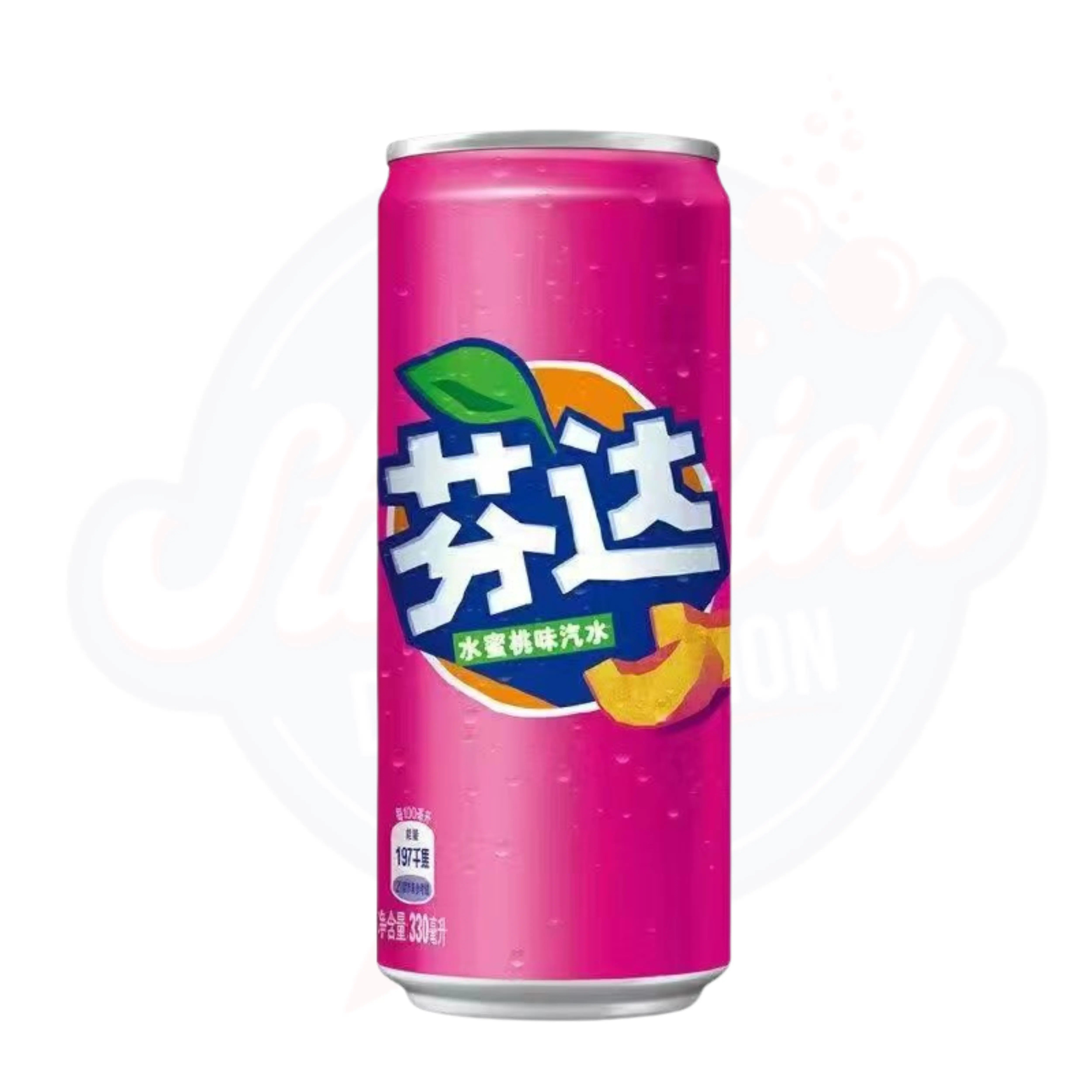 Fanta Peach Flavour Soda 330ml