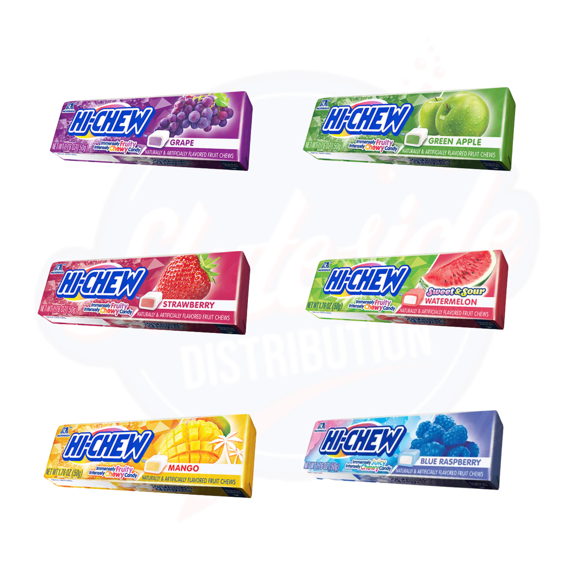 Hi-Chew 50g Stick Bundle – All 6 Flavours
