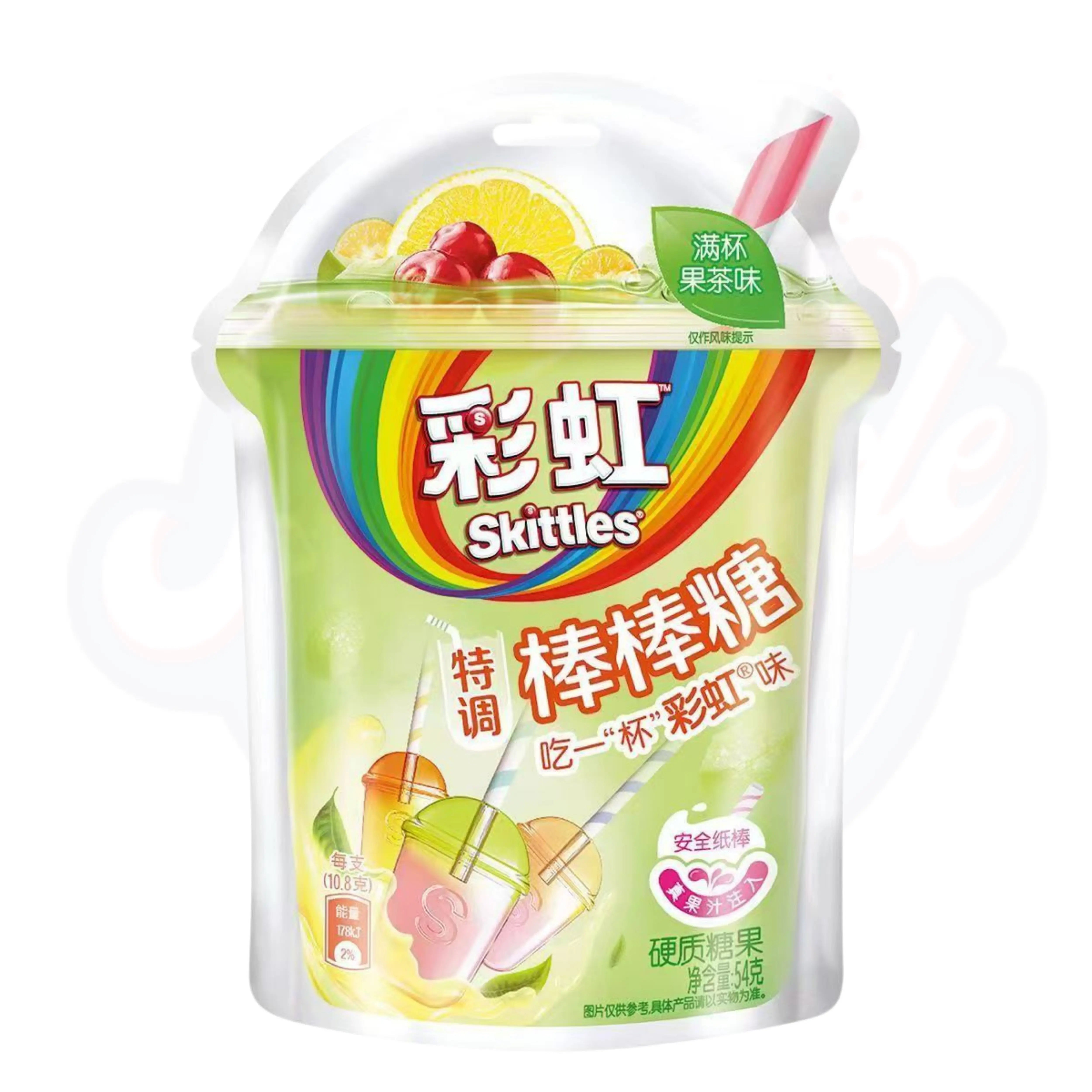 Skittles Lollipop Mixed Fruits Flavour 56g