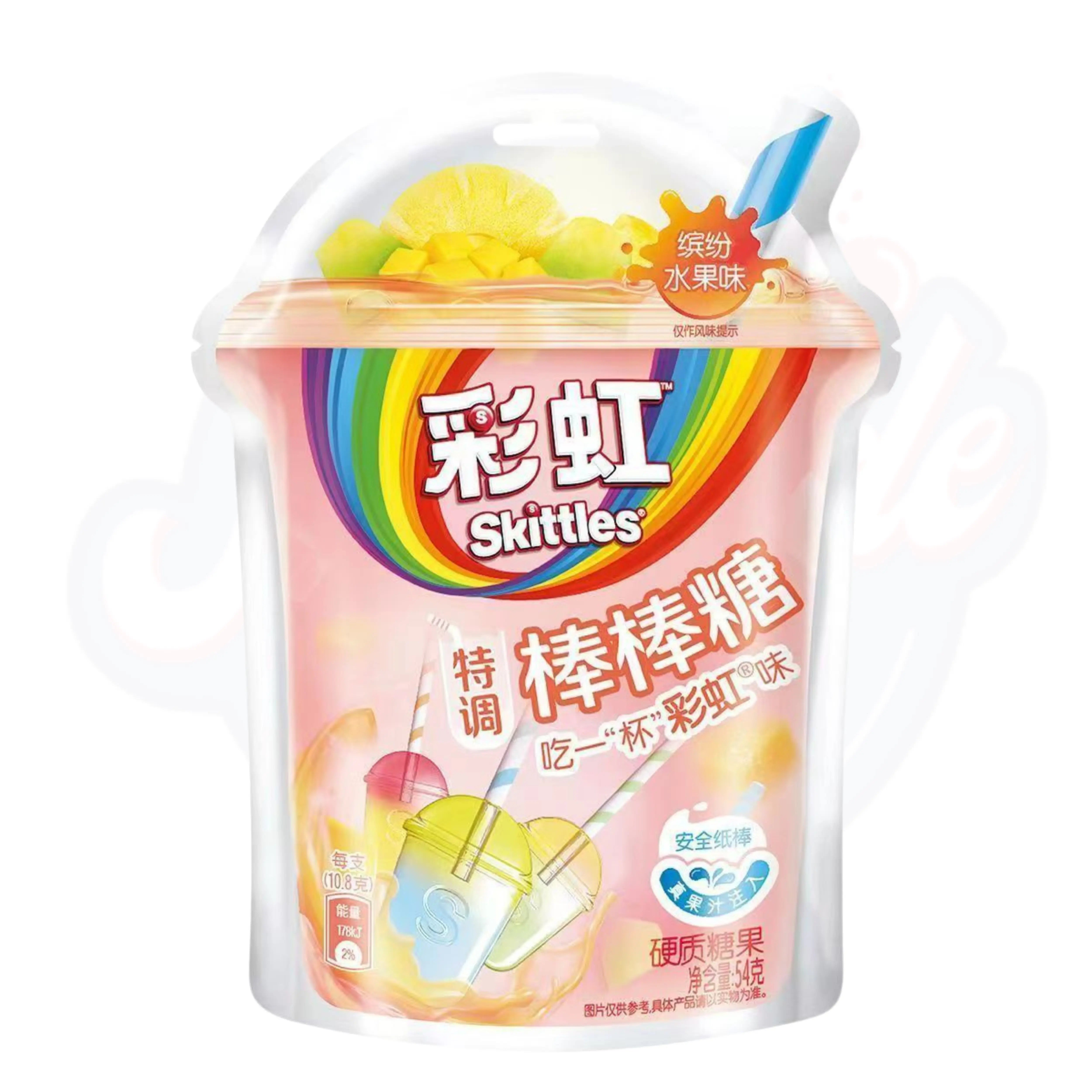 Skittles Lollipop Fruit Tea Flavour 56g