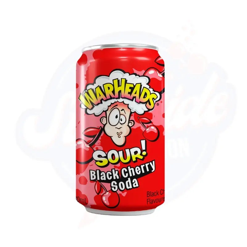 Warheads Sour Black Cherry Soda 330ml