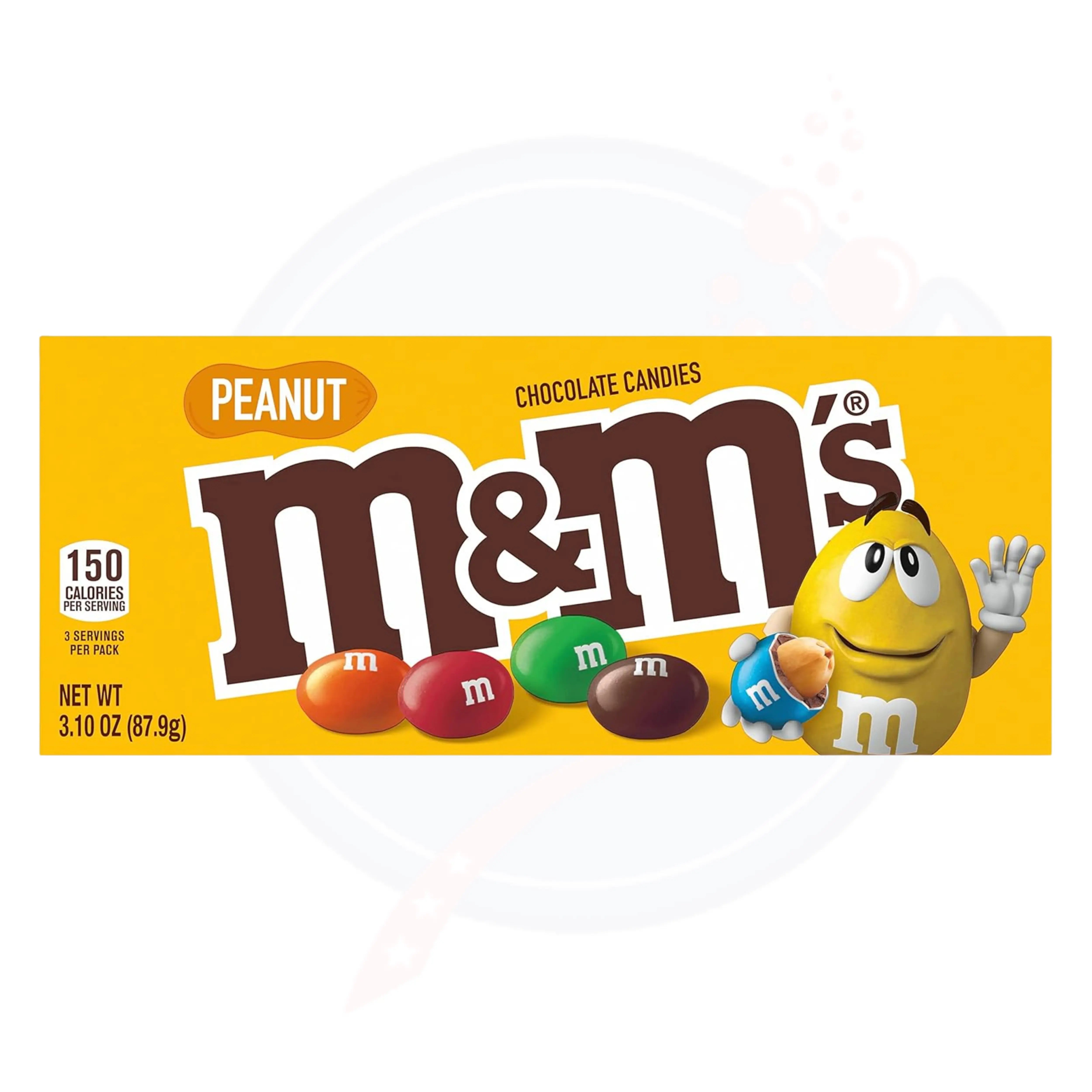 M&M'S Peanut Chocolate Candy Theatre Box 3.1 oz/87.9g