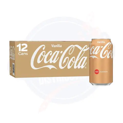 Coca Cola Vanilla Soda 12floz/355ml - Pack of 12