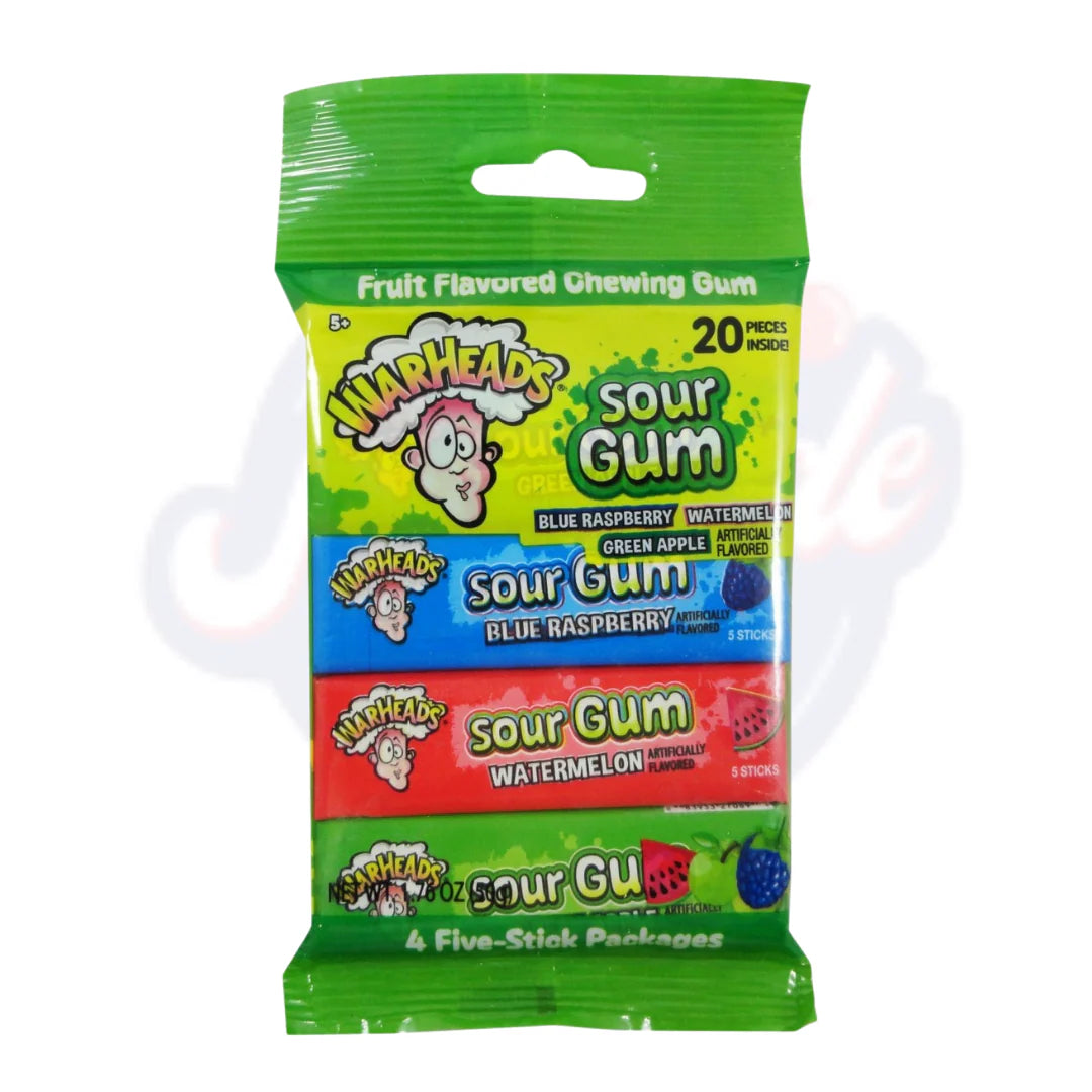 Warheads Sour Stick Gum 1.76oz/50g
