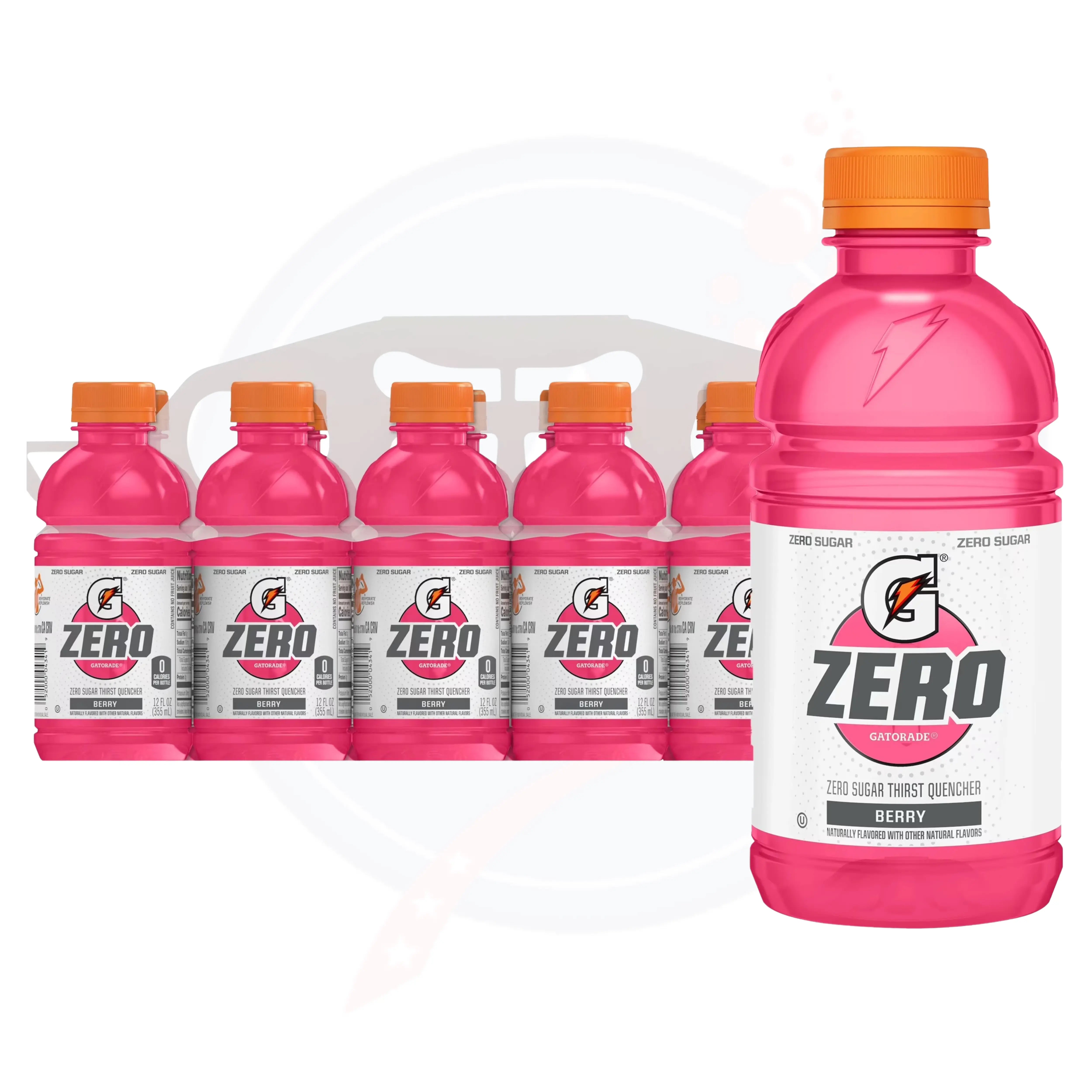 Gatorade Zero Berry 12 fl oz/355ml - Pack of 12 (BBD: 21/06/2026)