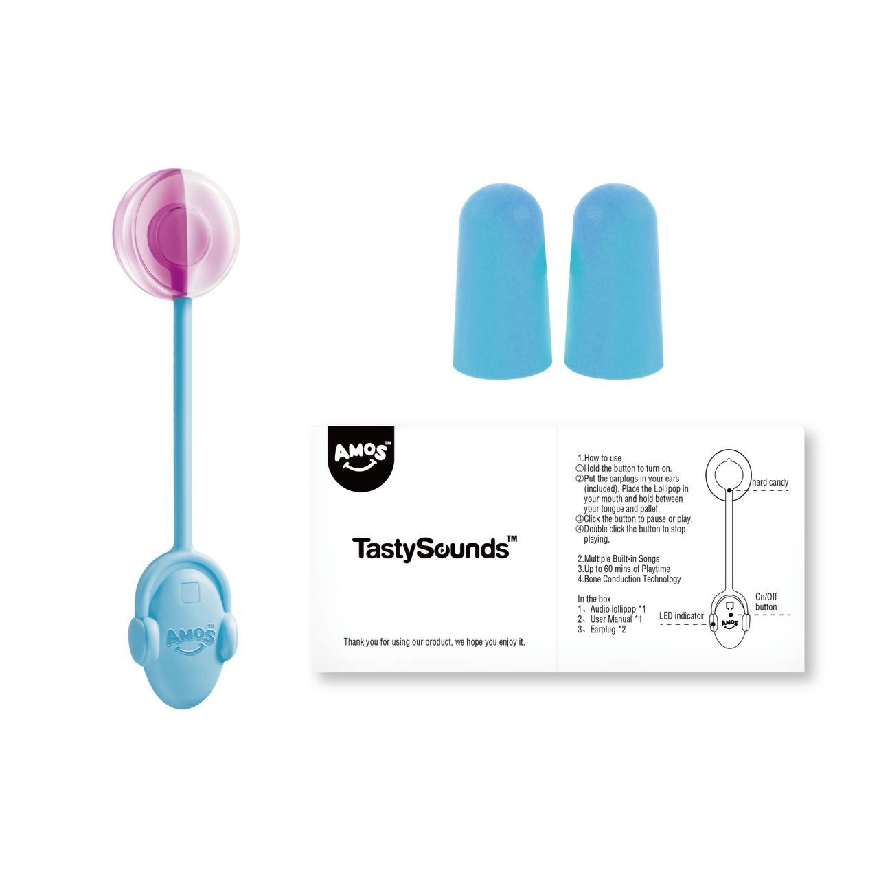 Amos TastySounds Blueberry 12g