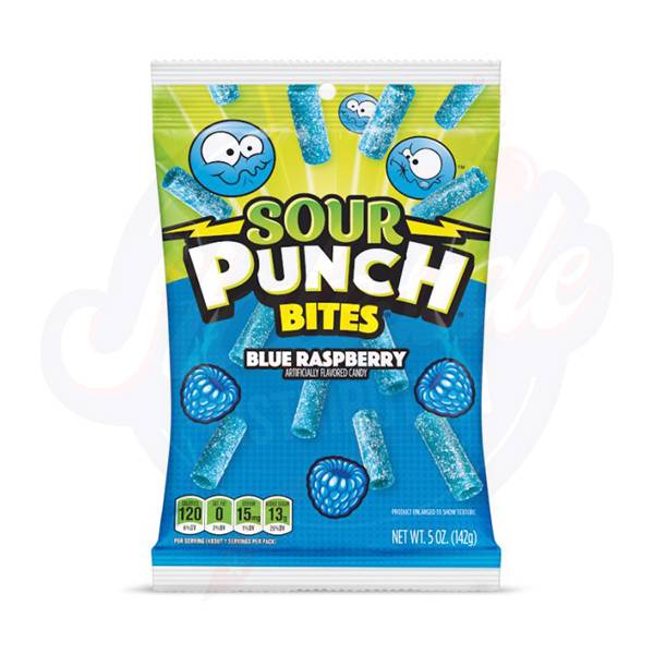 Sour Punch Bites Blue Raspberry 5oz/142g