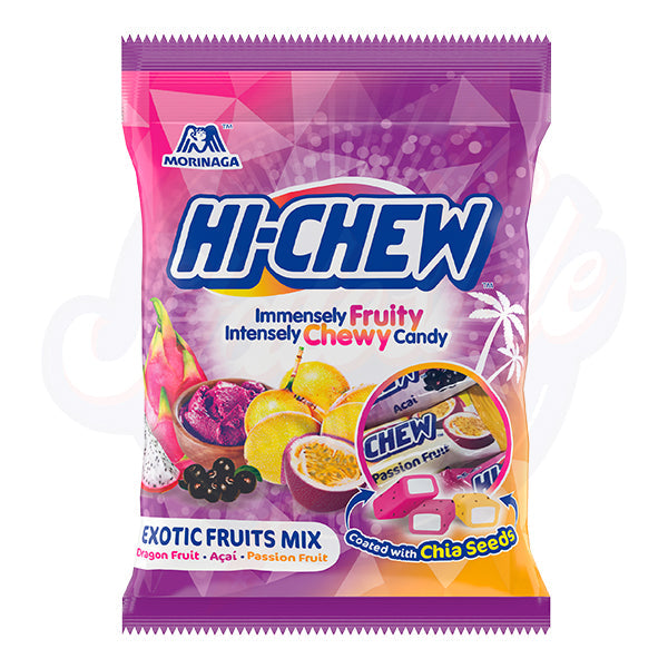 Hi-Chew Chewy Exotic Fruits Mix 3.53oz/100g Pack of 3