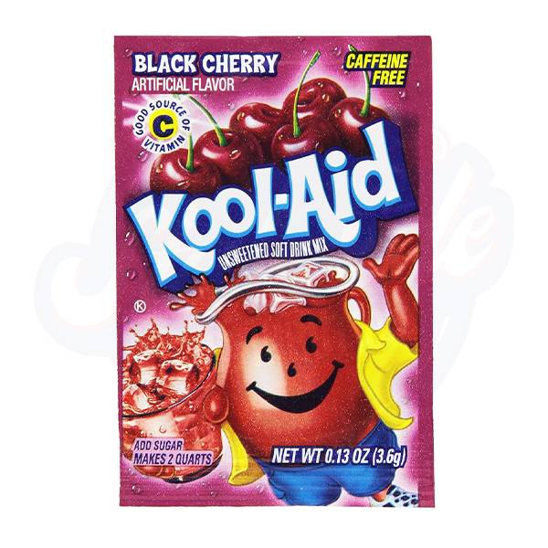 Kool-Aid Black Cherry Powder 0.13oz/3.6g