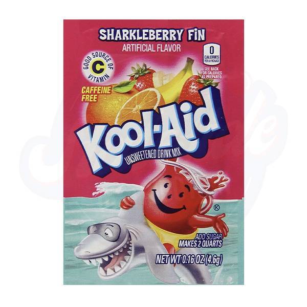 Kool-Aid Sharkleberry Powder 0.16oz/4.5g- Pack of 6