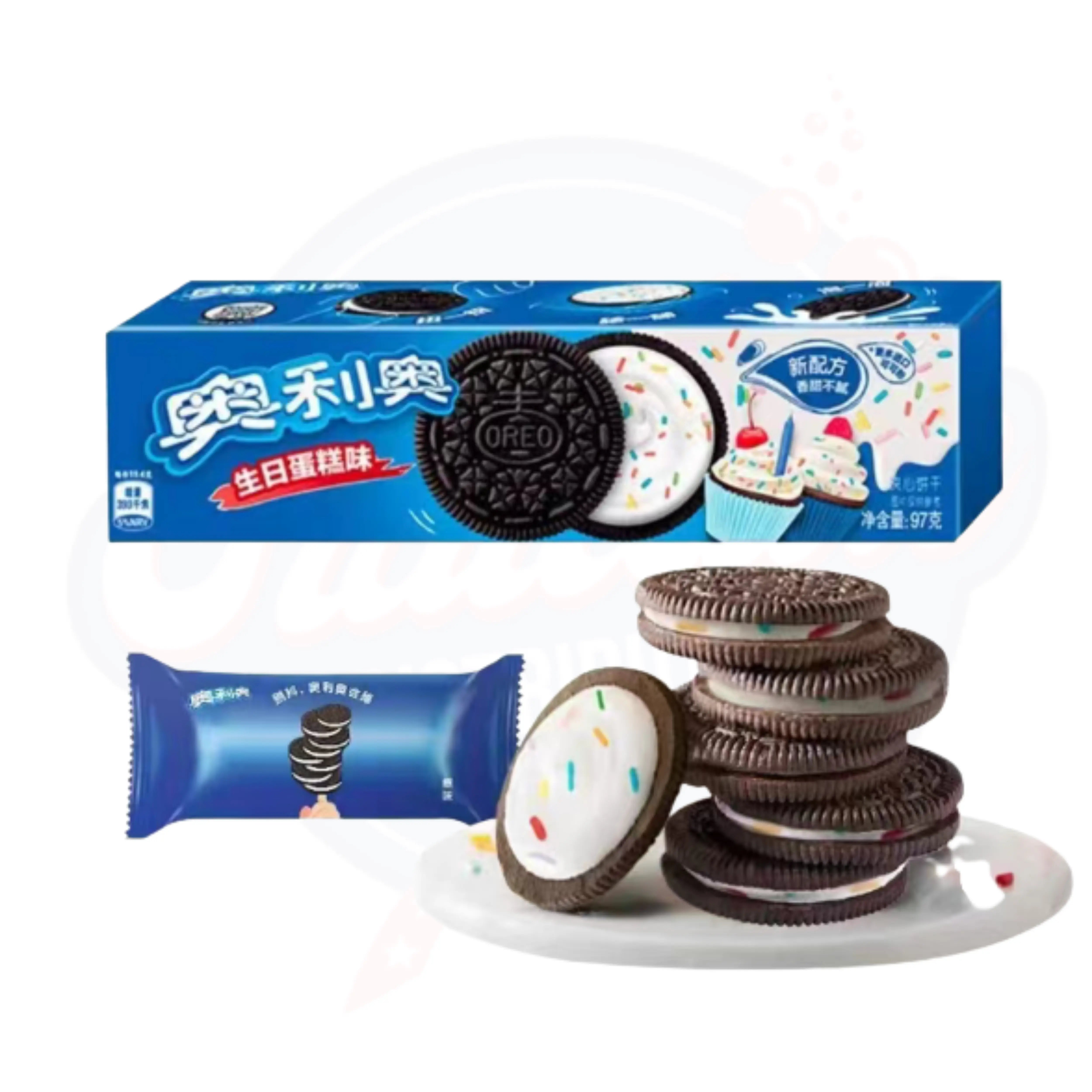 Oreo Sandwich Cookie Bithday Cake Flavour 97g