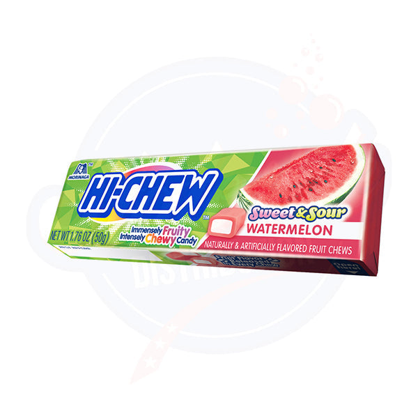 HI-chew Chewy Sweet & Sour Watermelon Candy 1.76oz/50g