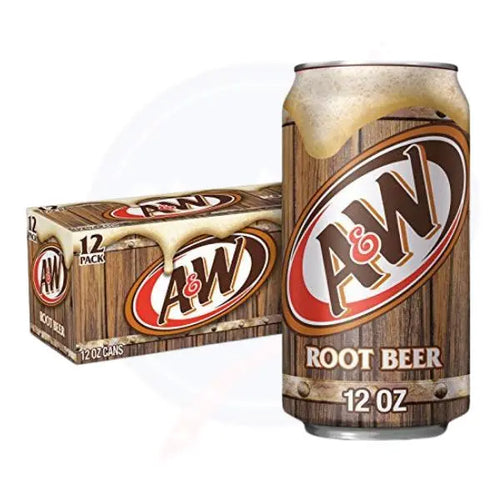 A&W Root Beer 12fl oz/355ml - Pack of 12