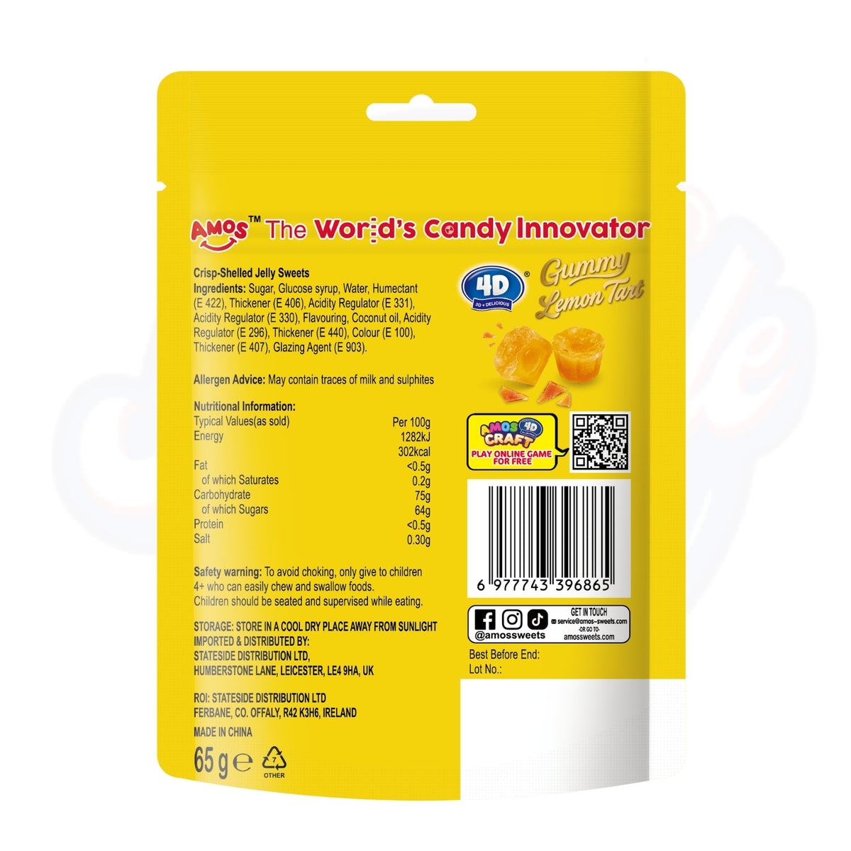 2pk Amos 4D Desserts (Crème Brulee & Lemon Tart)