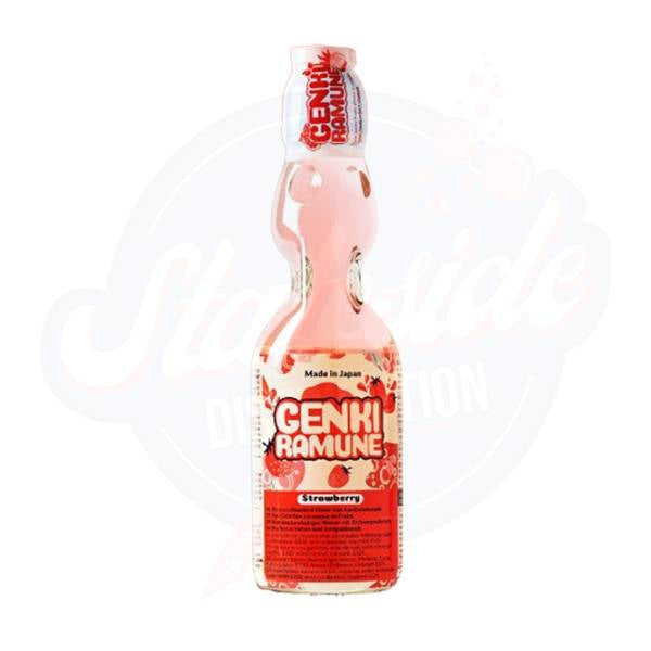 Genki Ramune Strawberry 6.7fl oz/200ml