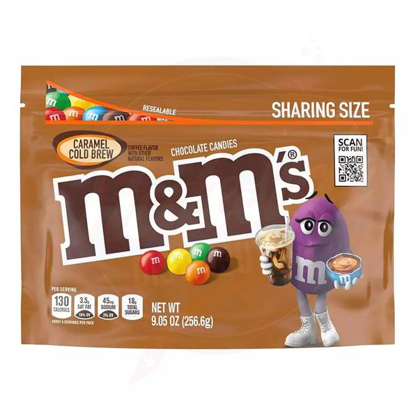 M&M's Caramel Cold Brew Stand Up Pouch 9.05 oz/256.5g