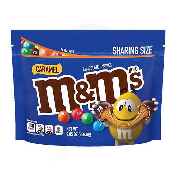 M&M's Caramel Stand Up Pouch 9.05oz/256.5g