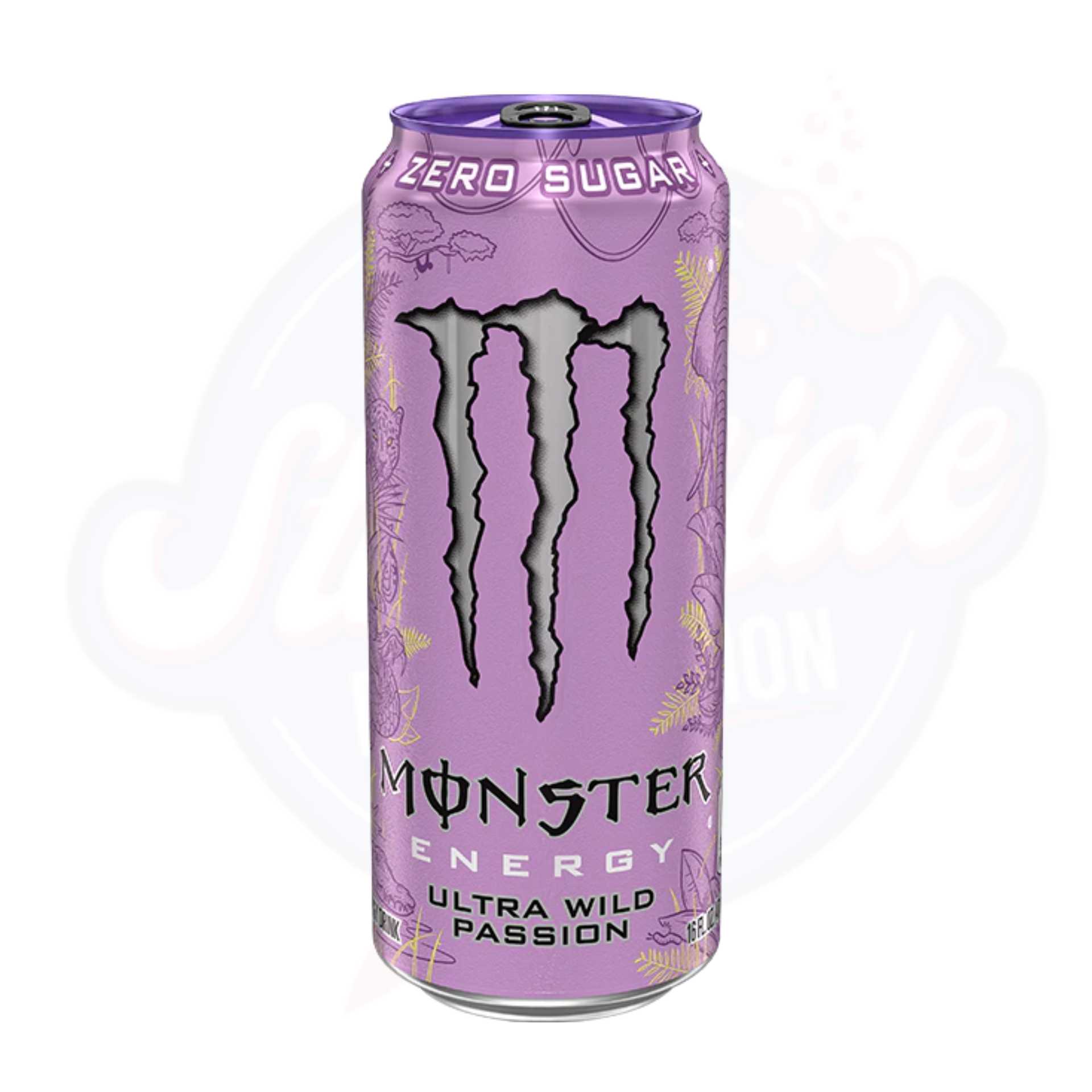 Monster Energy Electric Blue / Ultra Wild Passion 16fl oz/473ml - Pack of 2