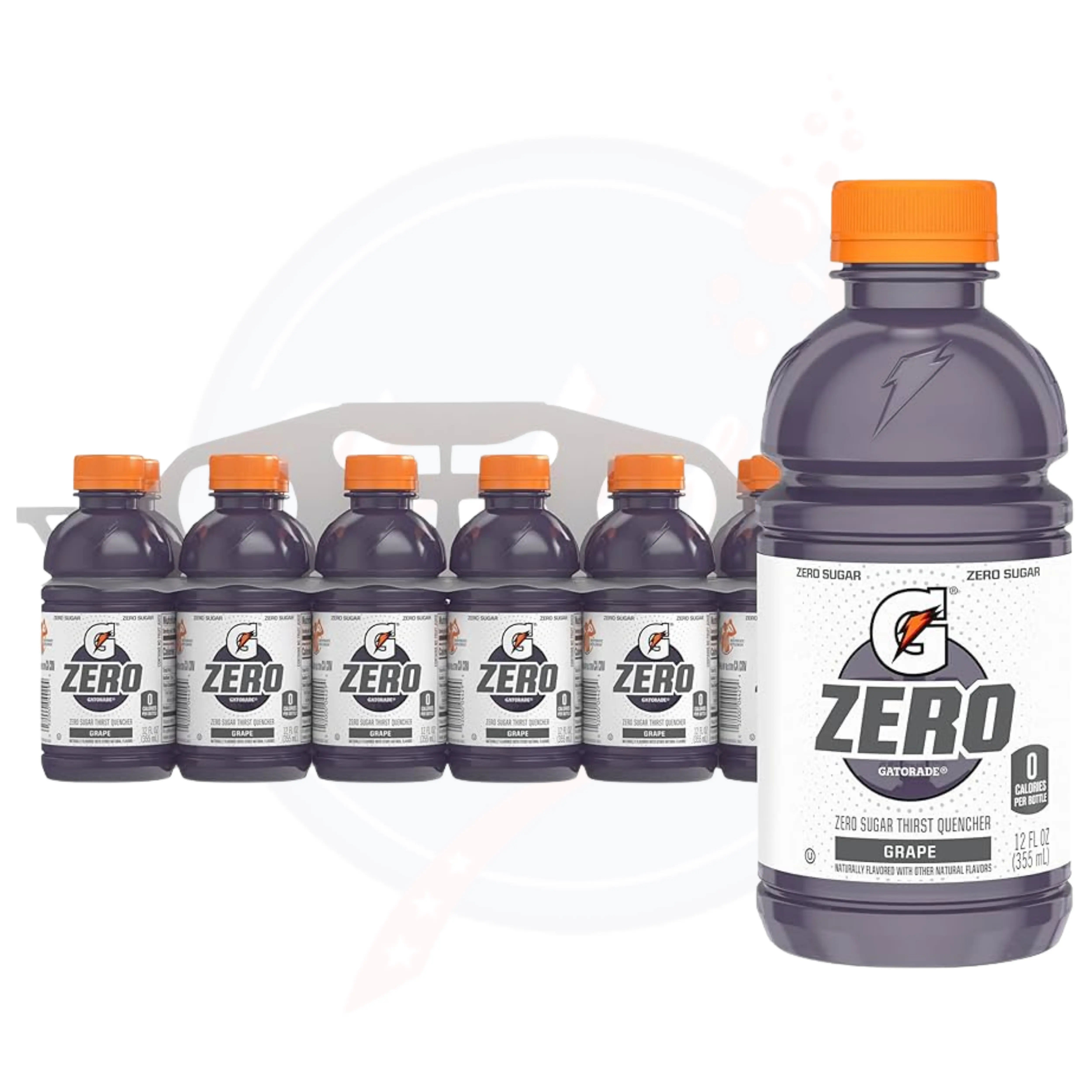 Gatorade Zero Grape 12 fl oz/355ml - Pack of 12  (BBD: 21/08/2026)