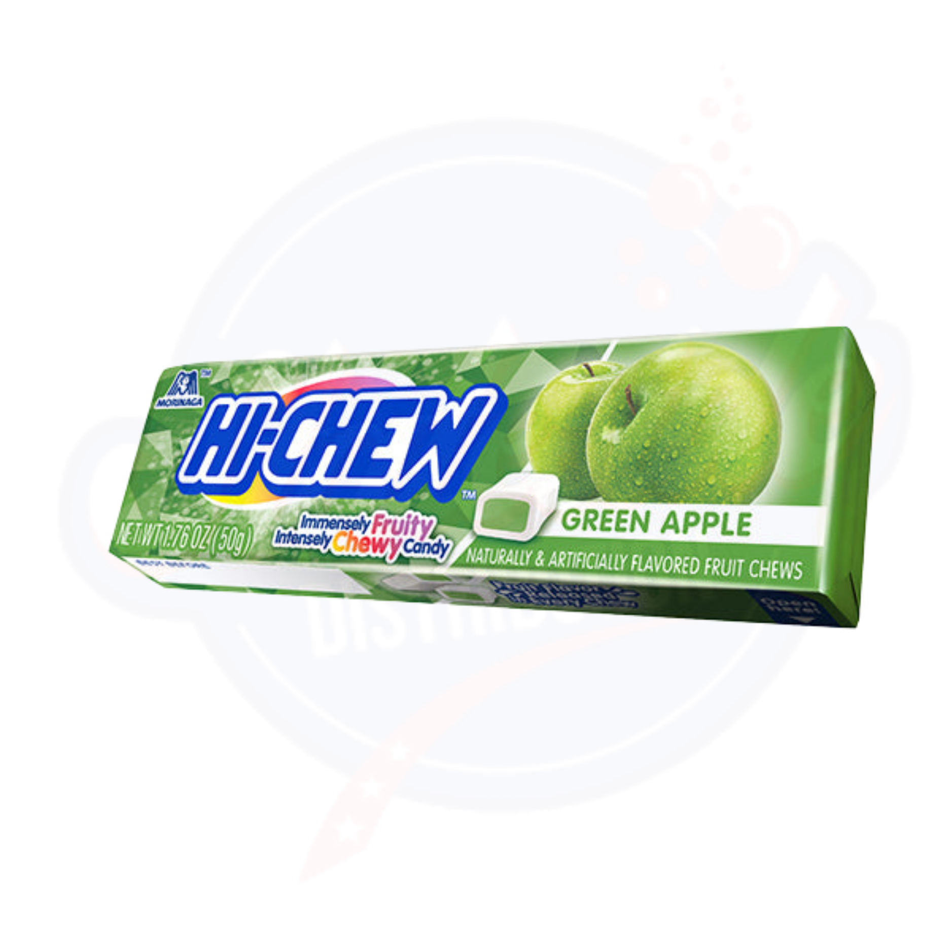 Hi-Chew Chewy Green Apple Candy 1.76oz/50g