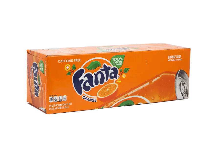 Fanta Orange 12fl oz/355ml - Pack of 12