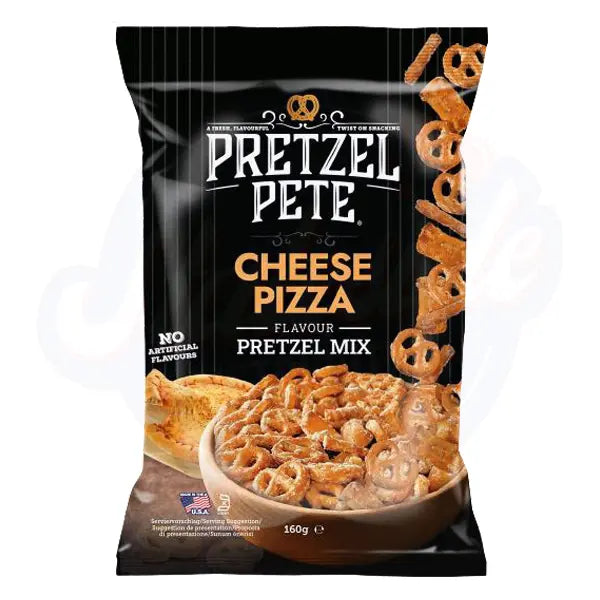 Pretzel Pete Cheese Pizza Pretzel Mix 160g Pack of 3