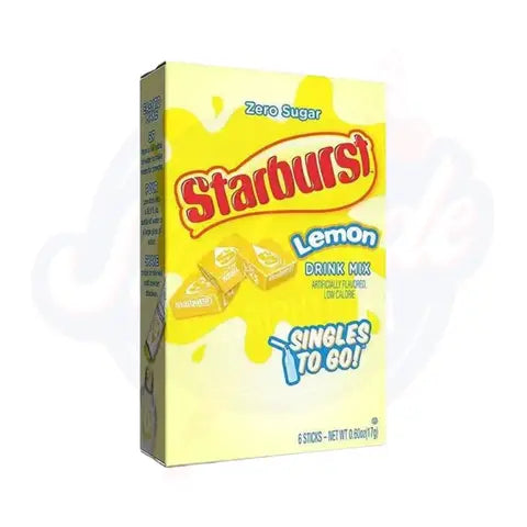 Starburst  Lemon Drink Mix Singles To Go Powder 0.6oz/17g - Pack of 6