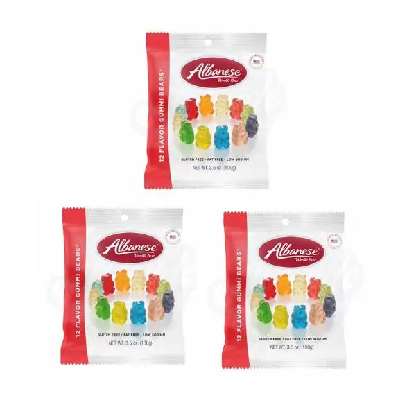 Albanese Gummi Bears 100g Pack of 3