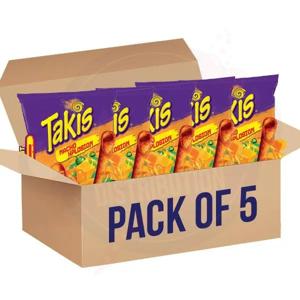 Takis Nacho Xplosion 3.25oz/92.3g  Pack of 5