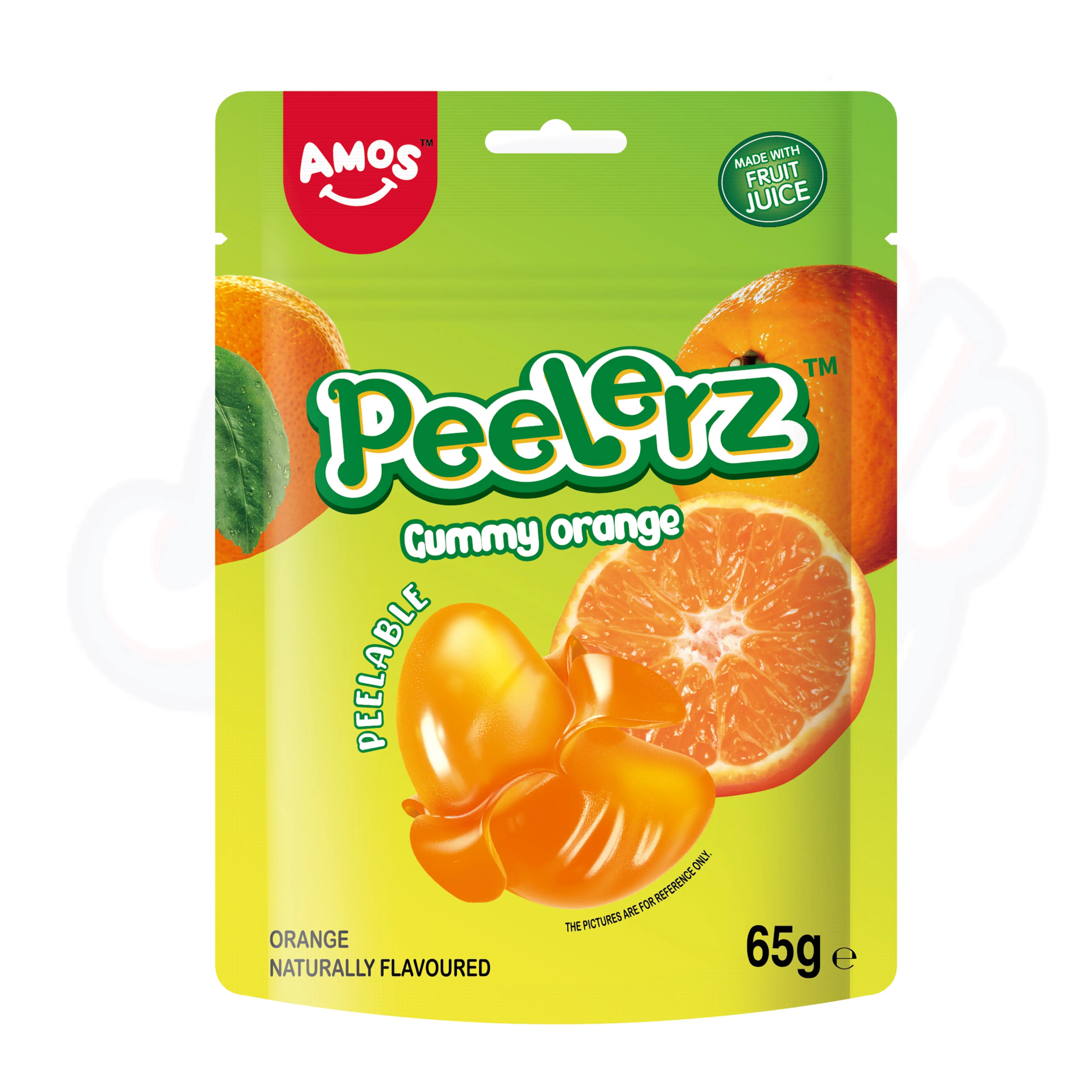 Amos Peelerz Gummy Orange Peg Bag 65g