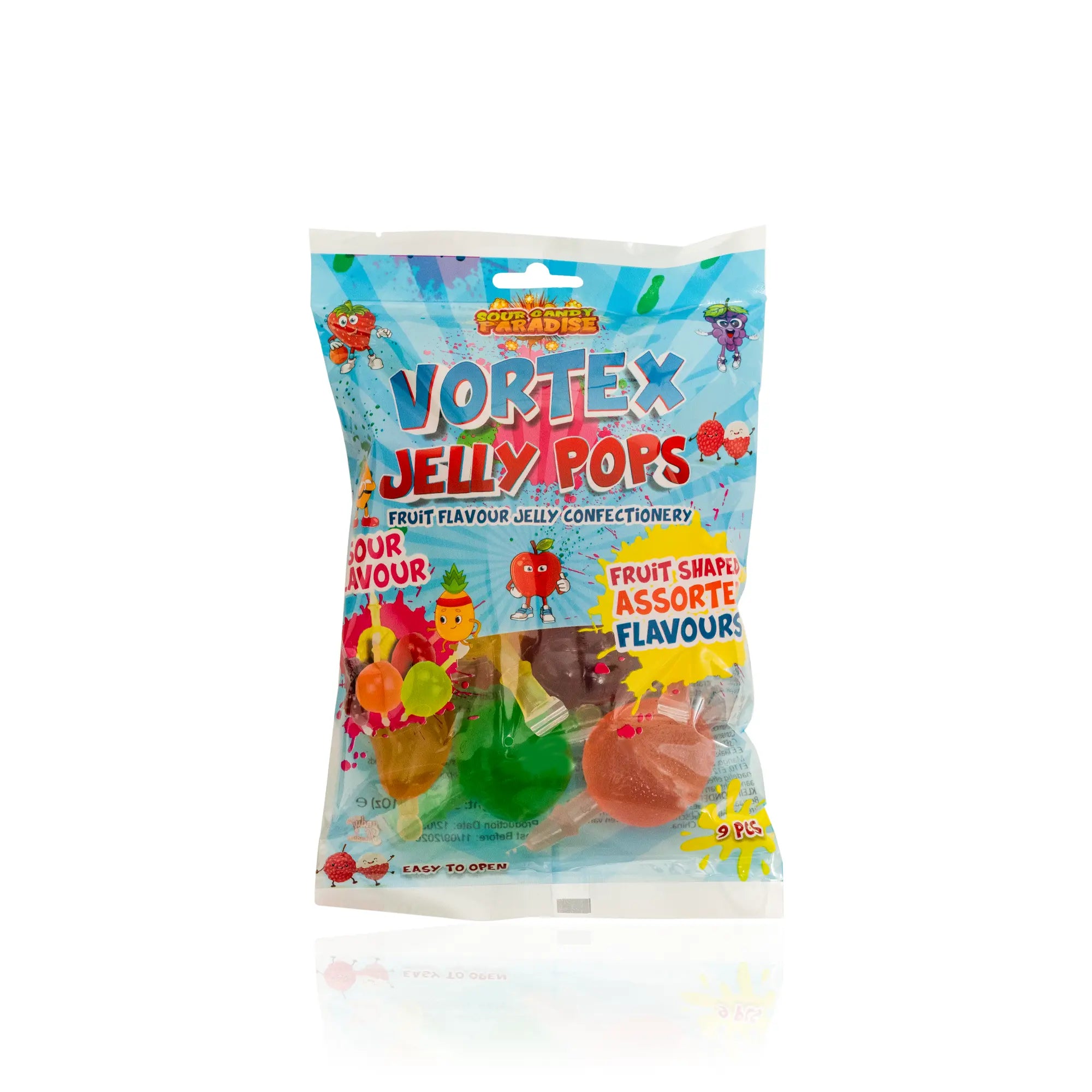 Sour Candy Paradise Vortex Jelly Pops 315g