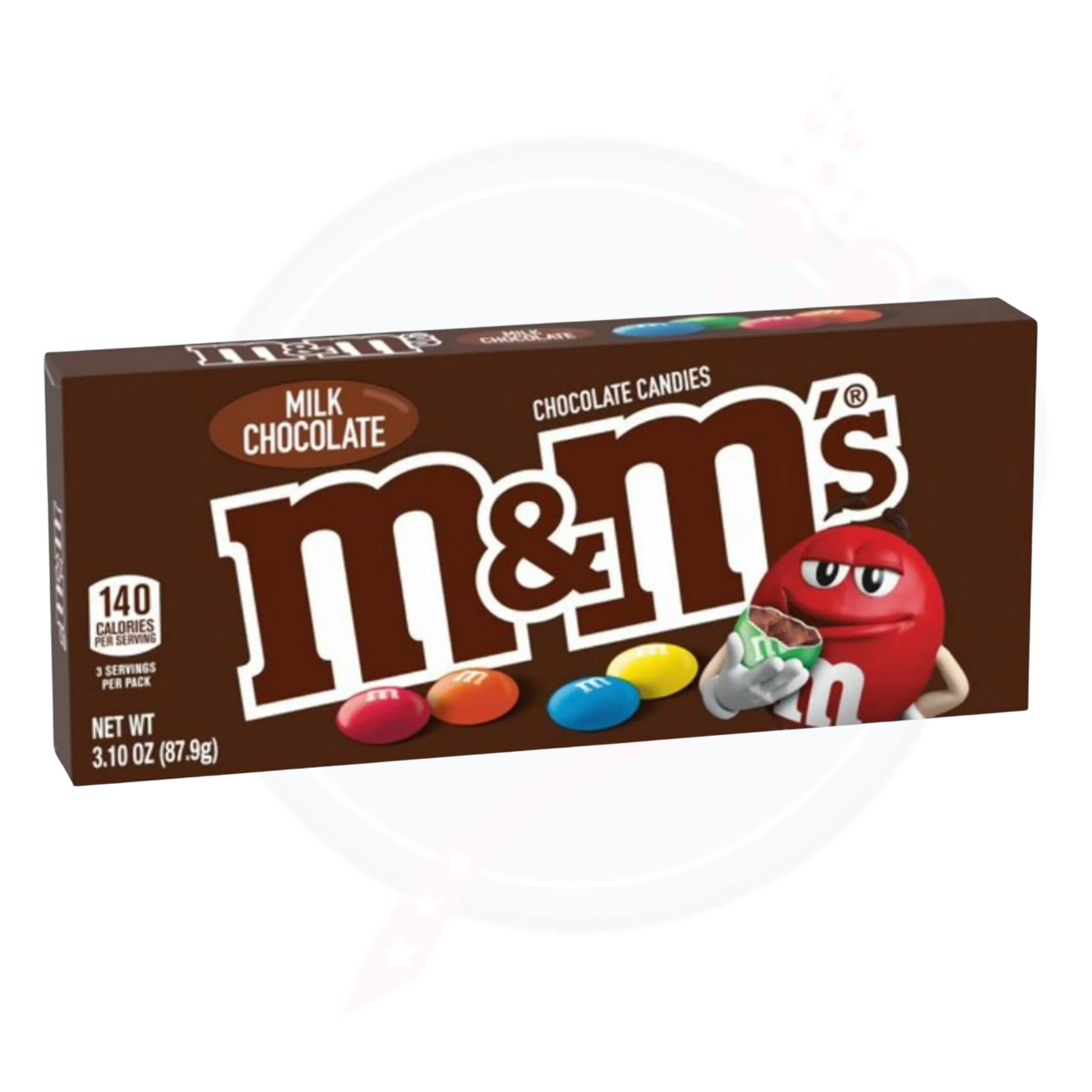 M&M'S Milk Chocolate Candy Theatre Box 3.1 oz/87.9g