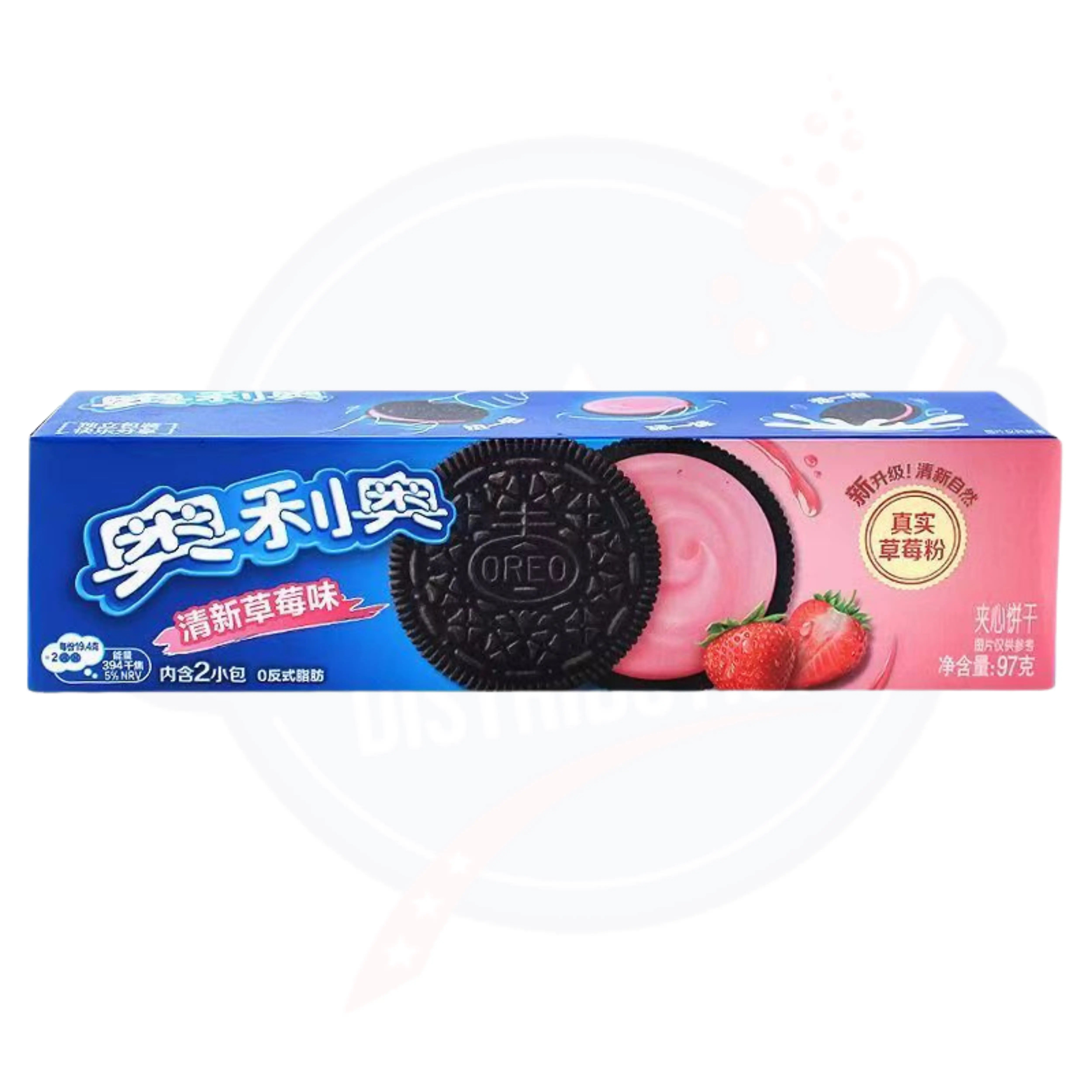 Oreo Sandwich Cookies Strawberry Flavour 97g