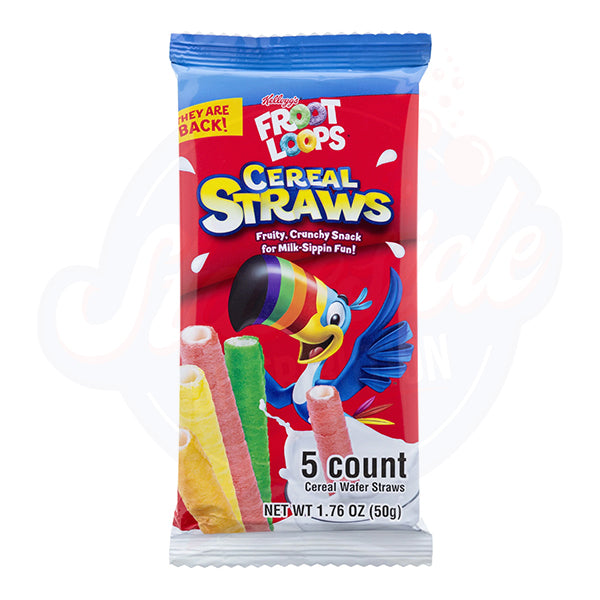 Froot Loop Cereal Straws 1.76oz/49.8g