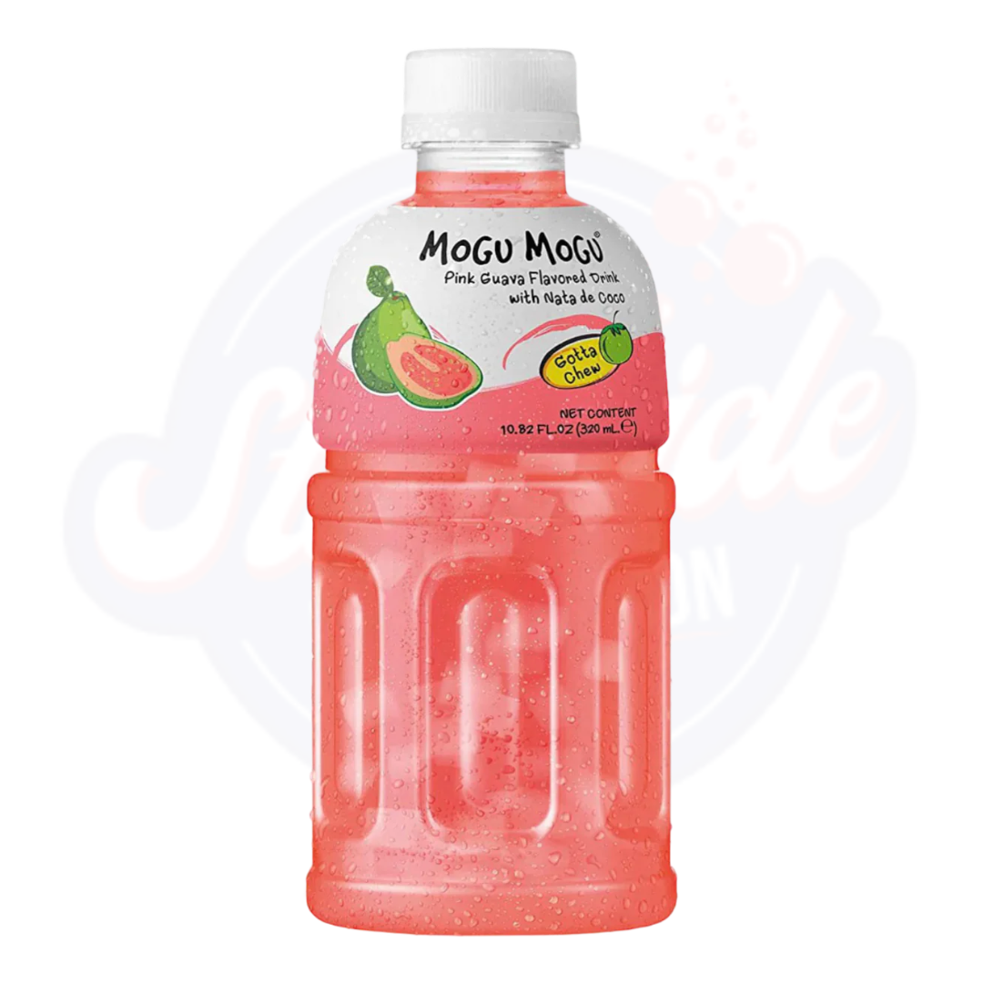 Mogu Mogu Nata De Coco Drink Pink Guava Flavour 10.8fl oz/320ml
