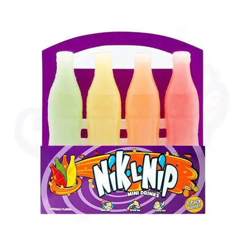 Nik-L-Nip Wax Bottles 1.39oz/39g – Pack of 4