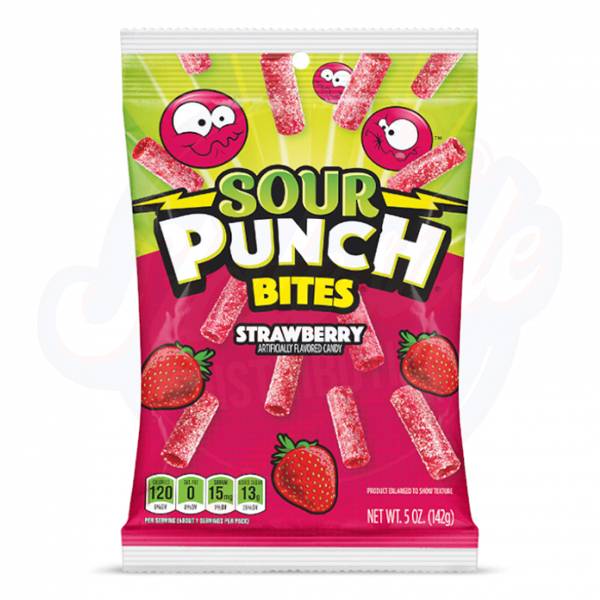 Sour Punch Bites Strawberry 5oz/142g