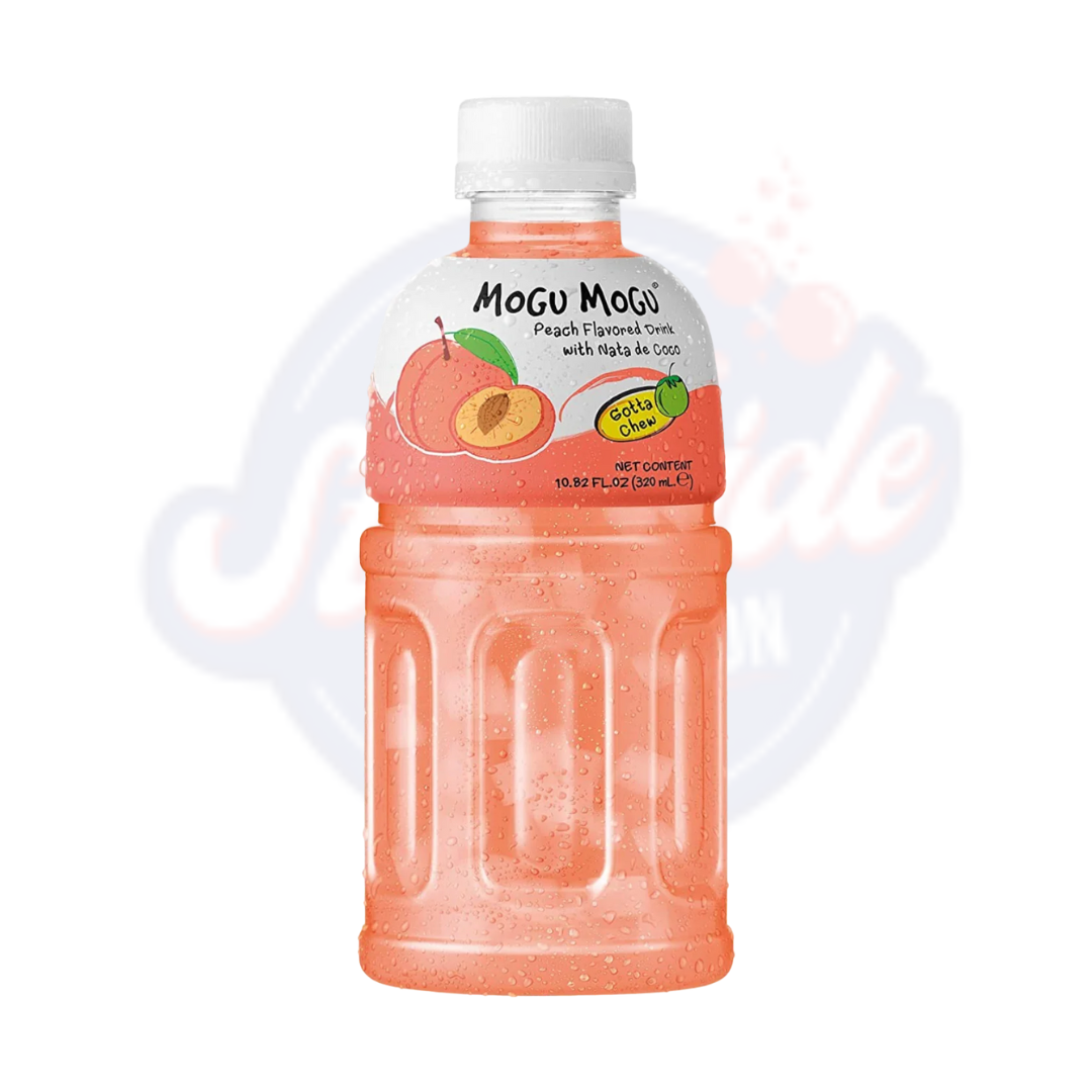 Mogu Mogu Nata De Coco Drink Peach Flavour 10.8fl oz/320ml