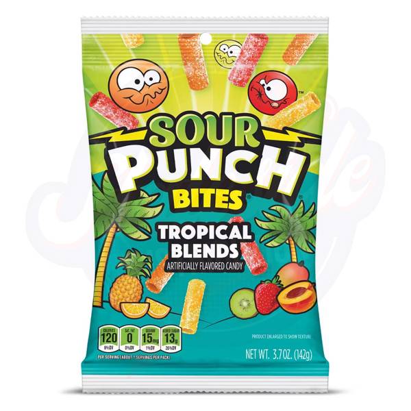 Sour Punch Bites Tropical 5oz/142g