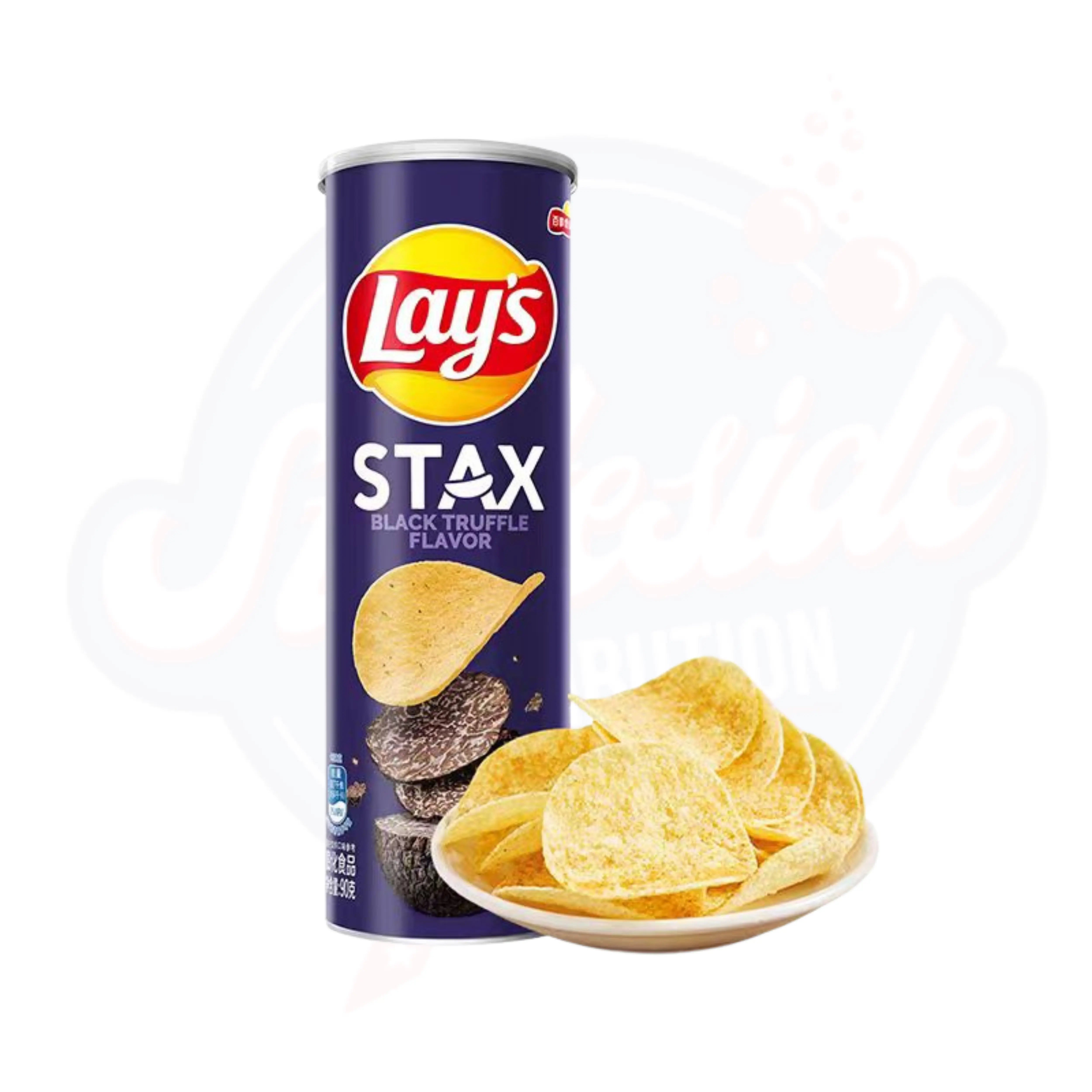 Lays STAX Black Truffle Flavour 90g