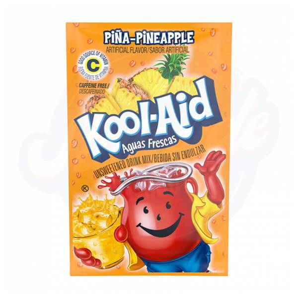 Kool-Aid Pina Pineapple Powder 0.14oz/3.9g- Pack of 6