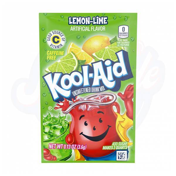 Kool-Aid Lemon Lime Powder 0.13oz/3.6g