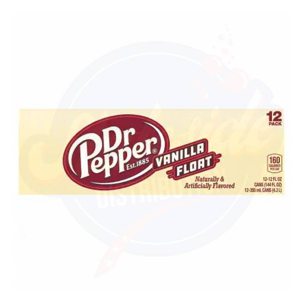Dr Pepper Vanilla Float 12fl oz/355ml - Pack of 12