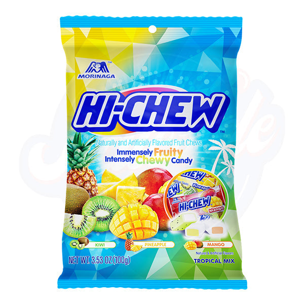Hi-Chew Tropical Mix 3.53oz/100g Pack of 3