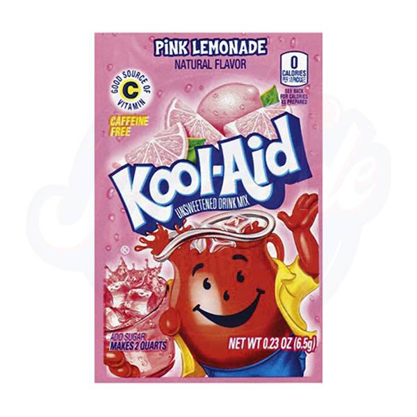 Kool-Aid Pink  Lemonade Powder 0.23oz/6.5g- Pack of 6