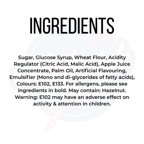 Candy Paradise Sour Belts Green Apple 100g